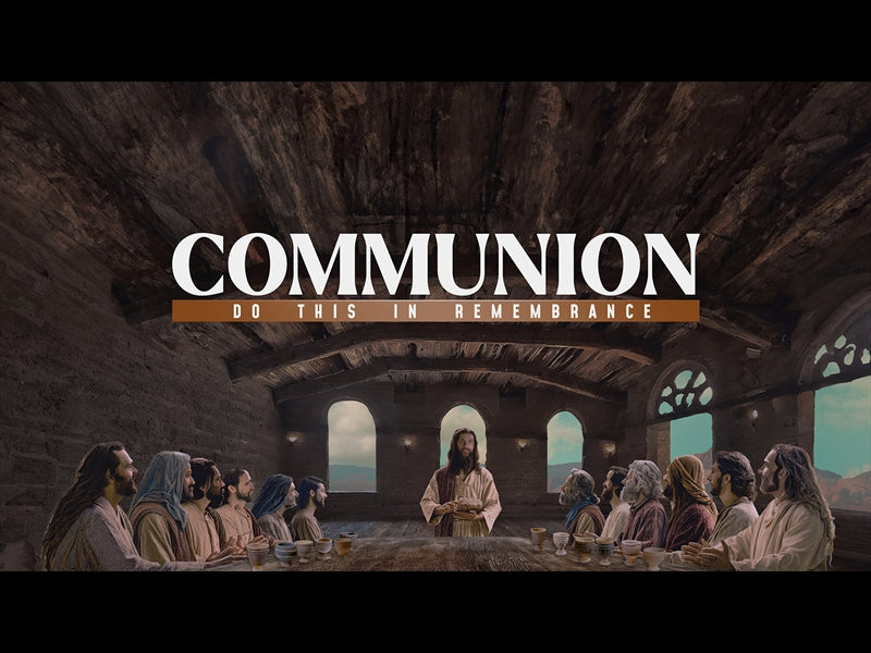 Easter Story Maundy Thursday Communion