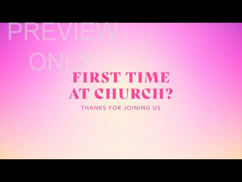 Gradient Volume 1 First Time At Church Still