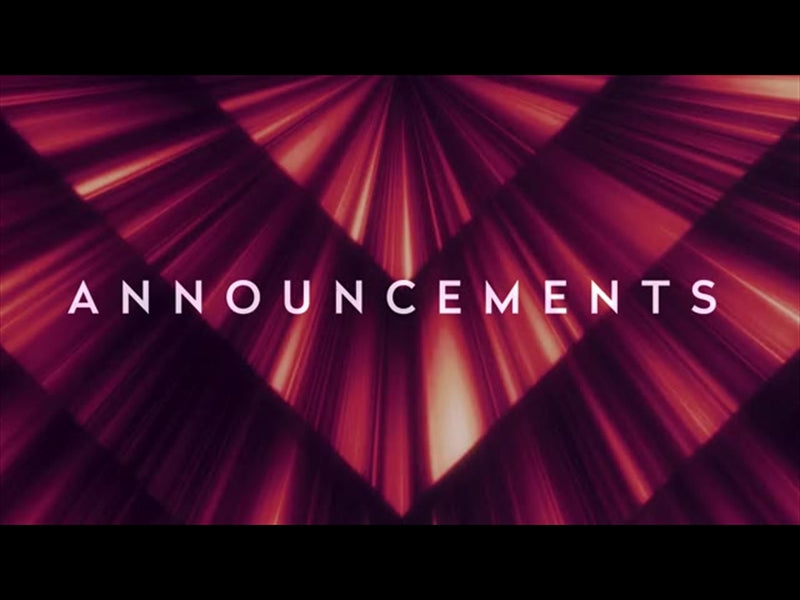 Radiant Announcements