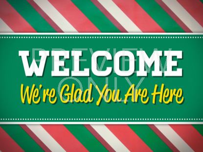 Stripes Welcome Still