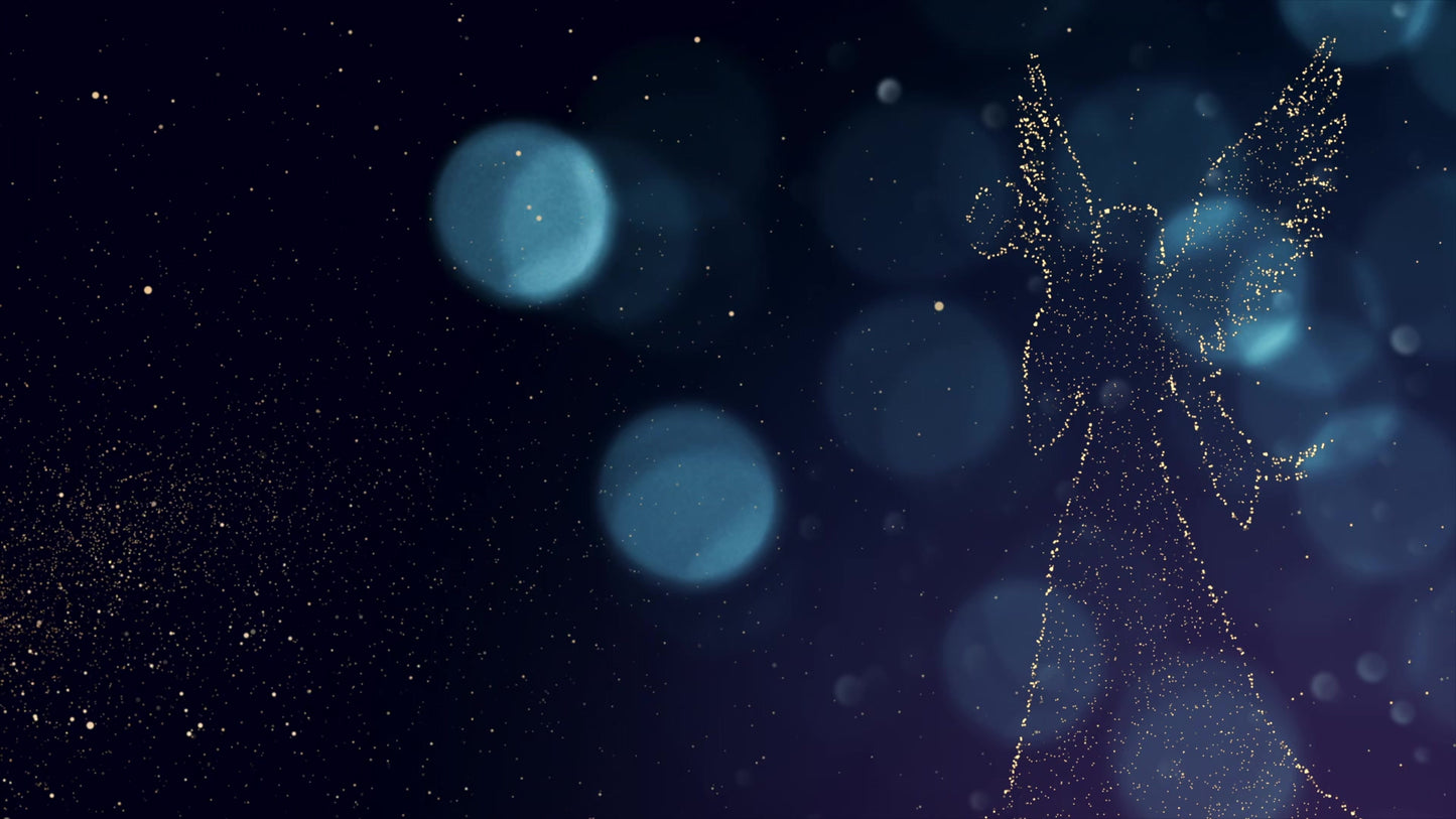 Sparkly Christmas Angel Still