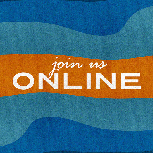 Autumn Paper Waves Social Graphic Join Us Online