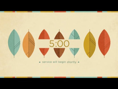 Illustrated Leaves Countdown