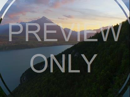 Epic Spring Aerial Sunset