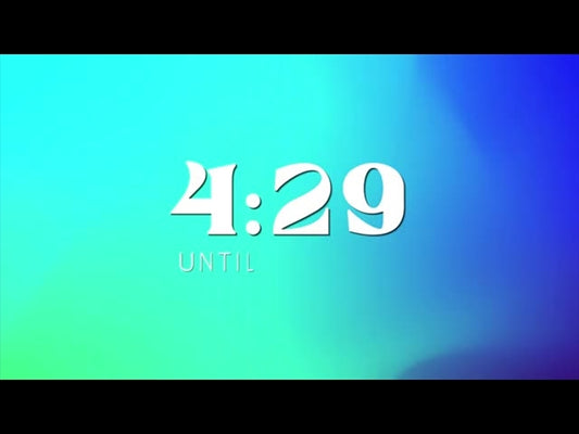 Gradients 5 Minute Countdown