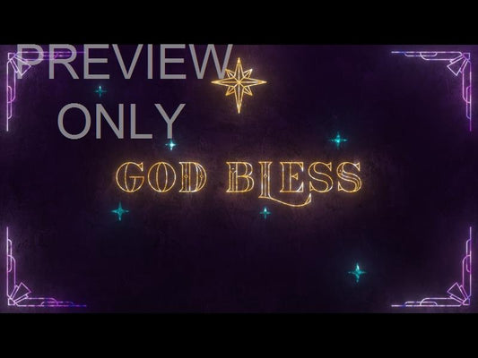 Christmas Frames God Bless