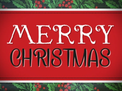 Holly Merry Christmas Loop