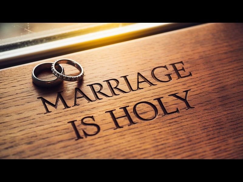 Marriage Is Holy