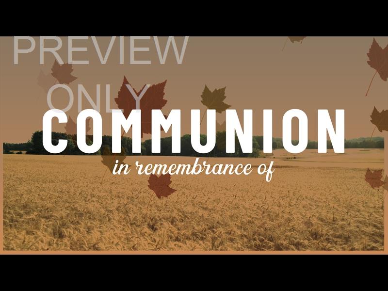 Harvest Communion Still