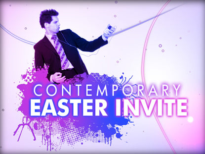 Contemporary Easter Invite