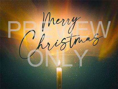 Advent Light Merry Christmas Still