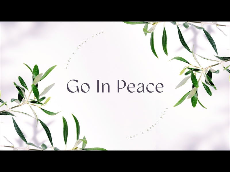 Fruit Of The Spirit Go In Peace