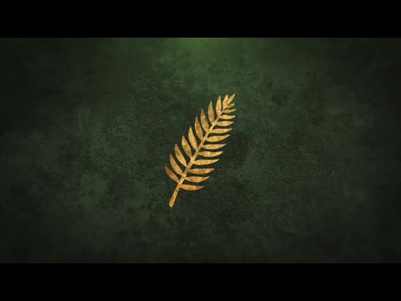Gold Palm Leaf Loop: The Gospel According To Peter