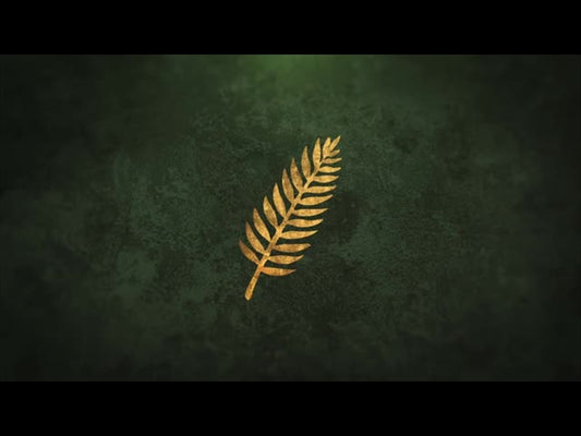 Gold Palm Leaf Loop: The Gospel According To Peter