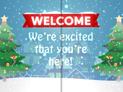 Christmas Village Welcome Motion