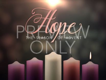 Advent Candles Hope