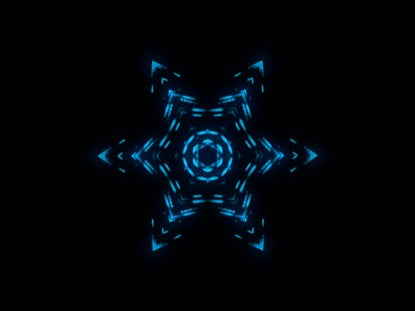 Blue Snowflake