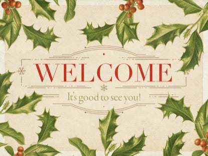 Christmas Botanical Welcome