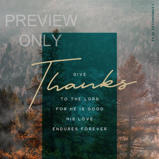 Deep Autumn Give Thanks