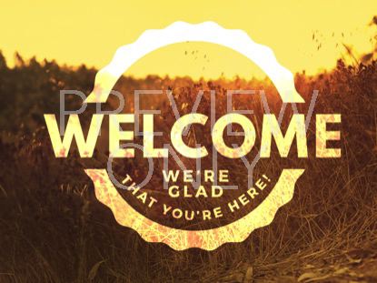 Sunny Field Welcome Still