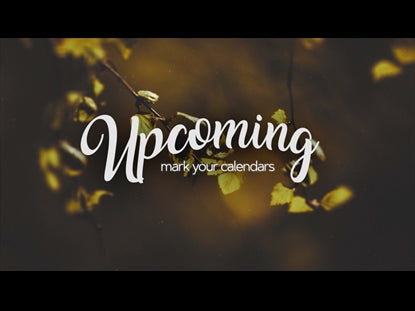 Elegant Fall Upcoming