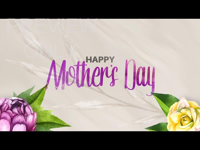 Flowers For Mom Title Graphic