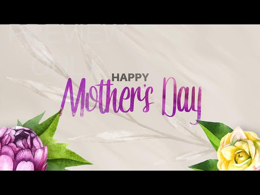 Flowers For Mom Title Graphic
