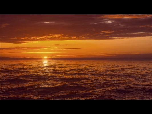 Seascape Orange Sunset