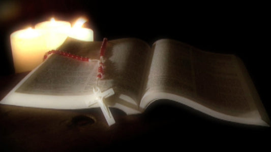 Candlelit Bible