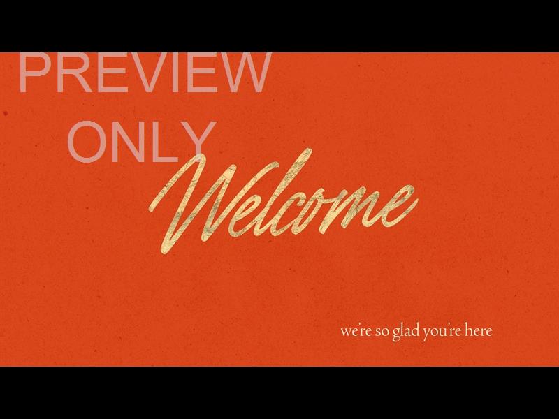 Advent Type Welcome Title Still