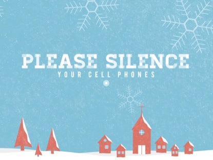 Snowy Village Cell Phones Daytime