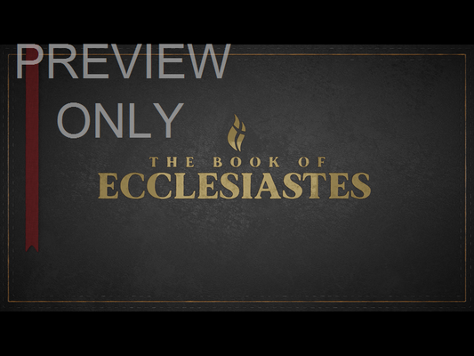 Ecclesiastes - Black Still
