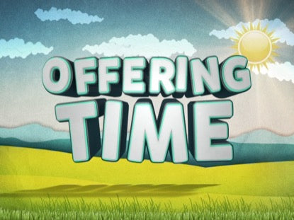 Easter Kids Offering Time