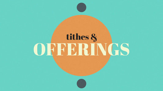 Retro Color Tithes And Offerings