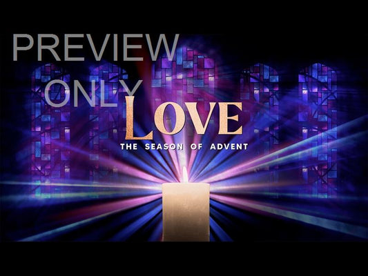 Advent Stained Glass Love Still