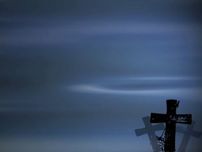 Cross Waves Blue