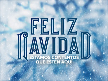 Icy Christmas Merry Motion - Spanish