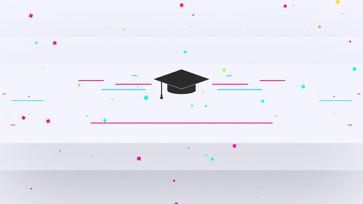 Colorful Graduation Title Blank Still