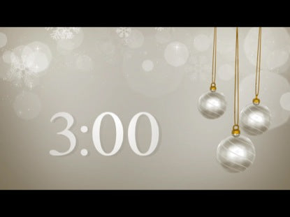 Silver Christmas Countdown