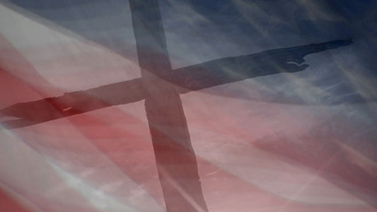 Cross And Flag