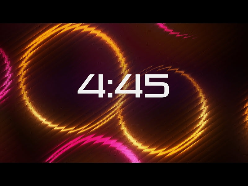 Neon Glass Minimal Countdown