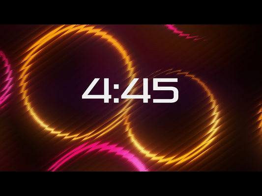 Neon Glass Minimal Countdown