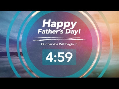 Father's Day Clouds Countdown