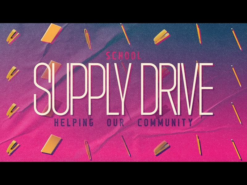 Live Out Loud Supply Drive