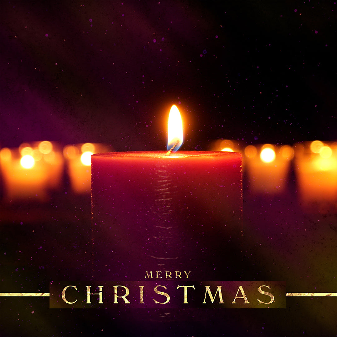 Candlelight Advent Social Graphic Merry Christmas