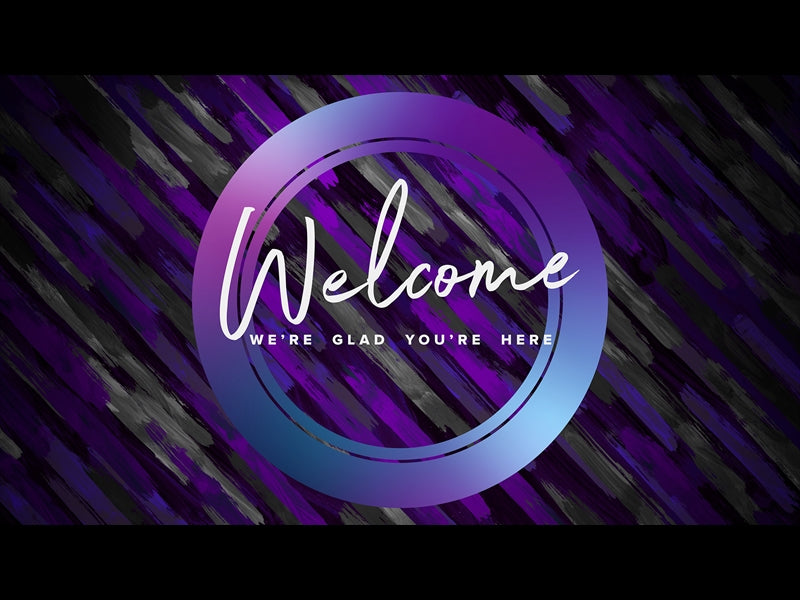 Lent Color Brush Welcome