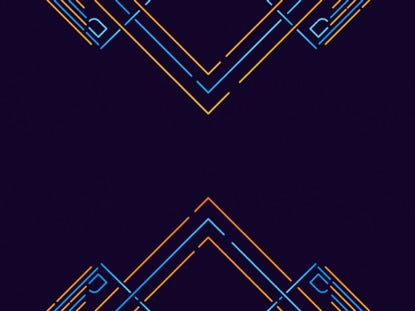 Easter Colors Diamonds Mirrored