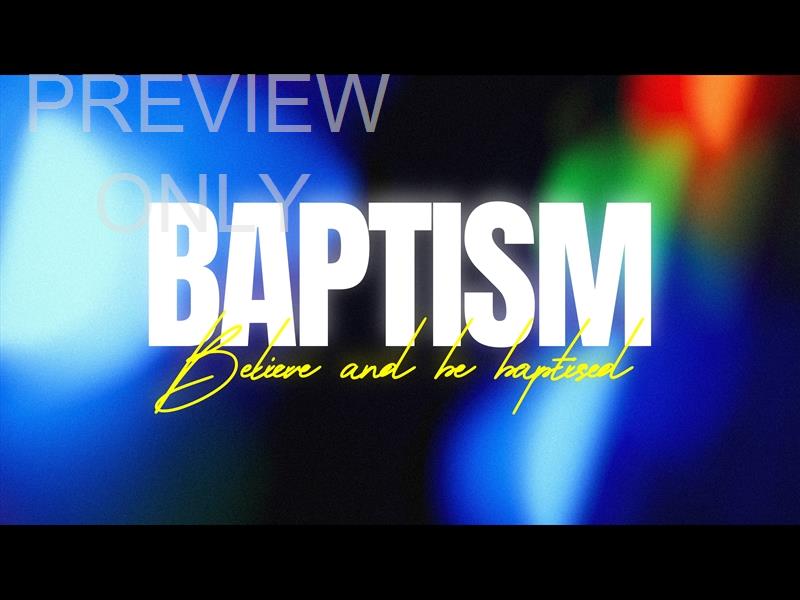 Rgb Lights Baptism Still
