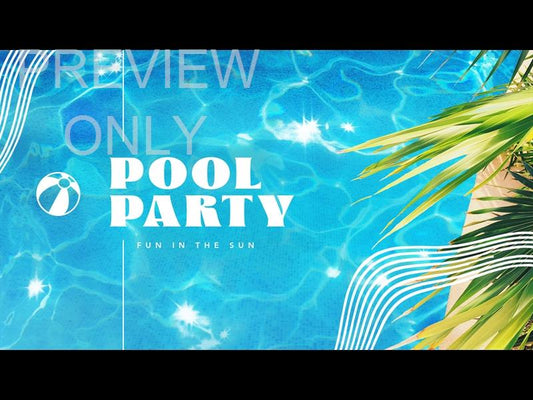 Summer Sun Pool Party Still