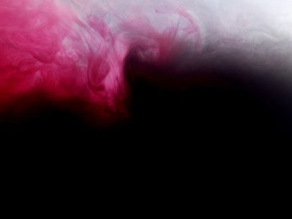 Red And Black On White